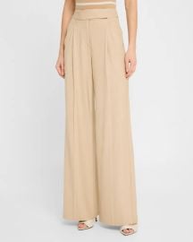Veronica Beard Marbeau Wide-Leg Pants at Neiman Marcus